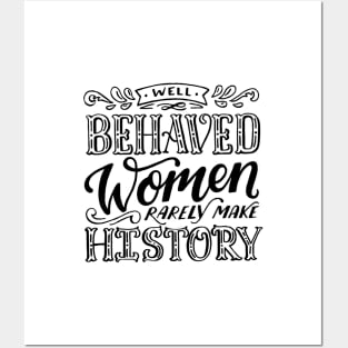 Well-Behaved Women Posters and Art